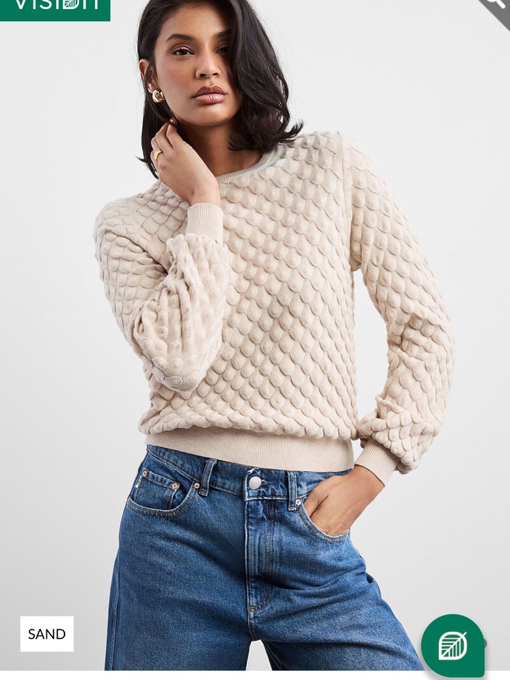 Mermaid scale sweater
